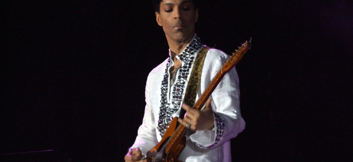 Prince playing at Coachella
