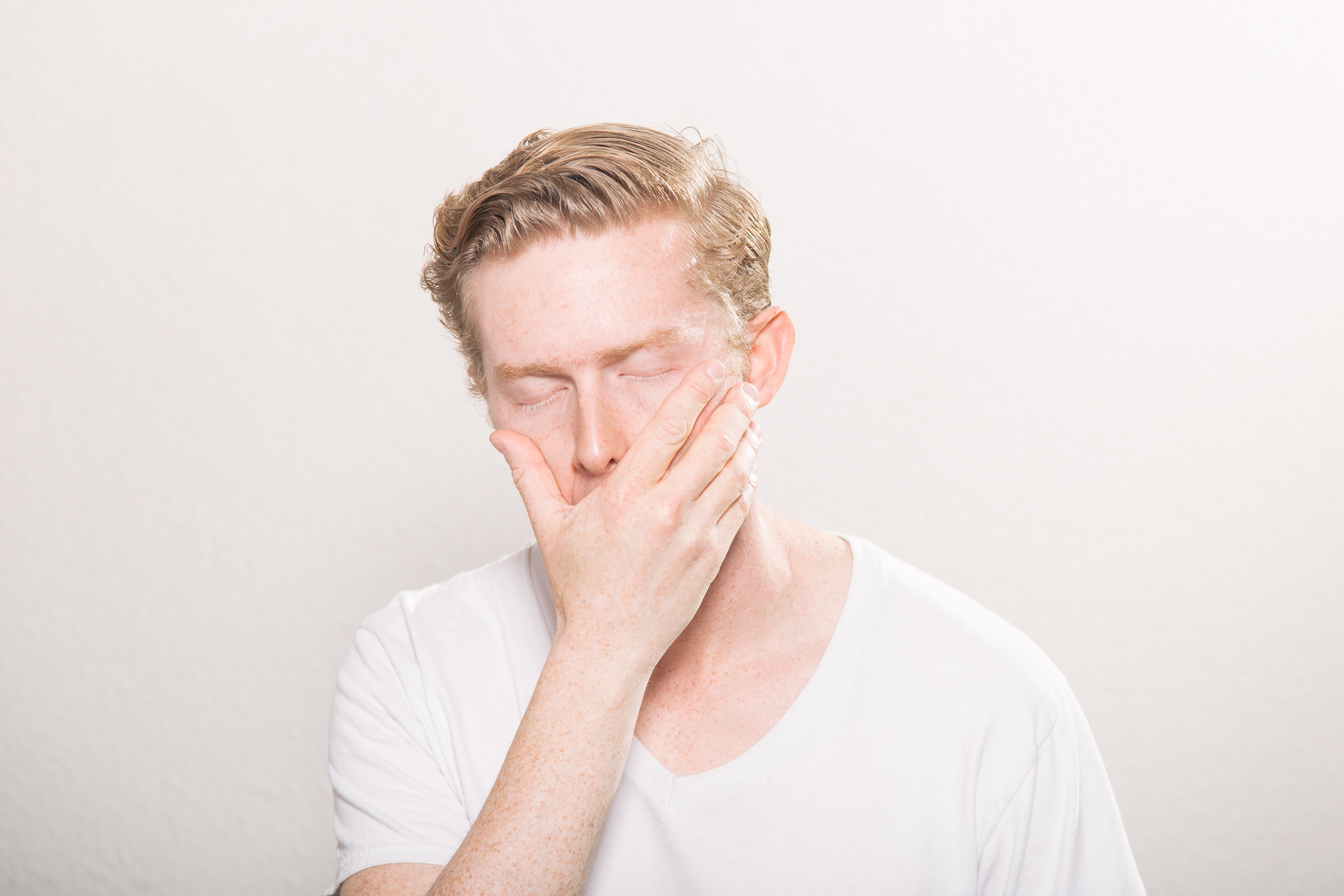 Frustrated man