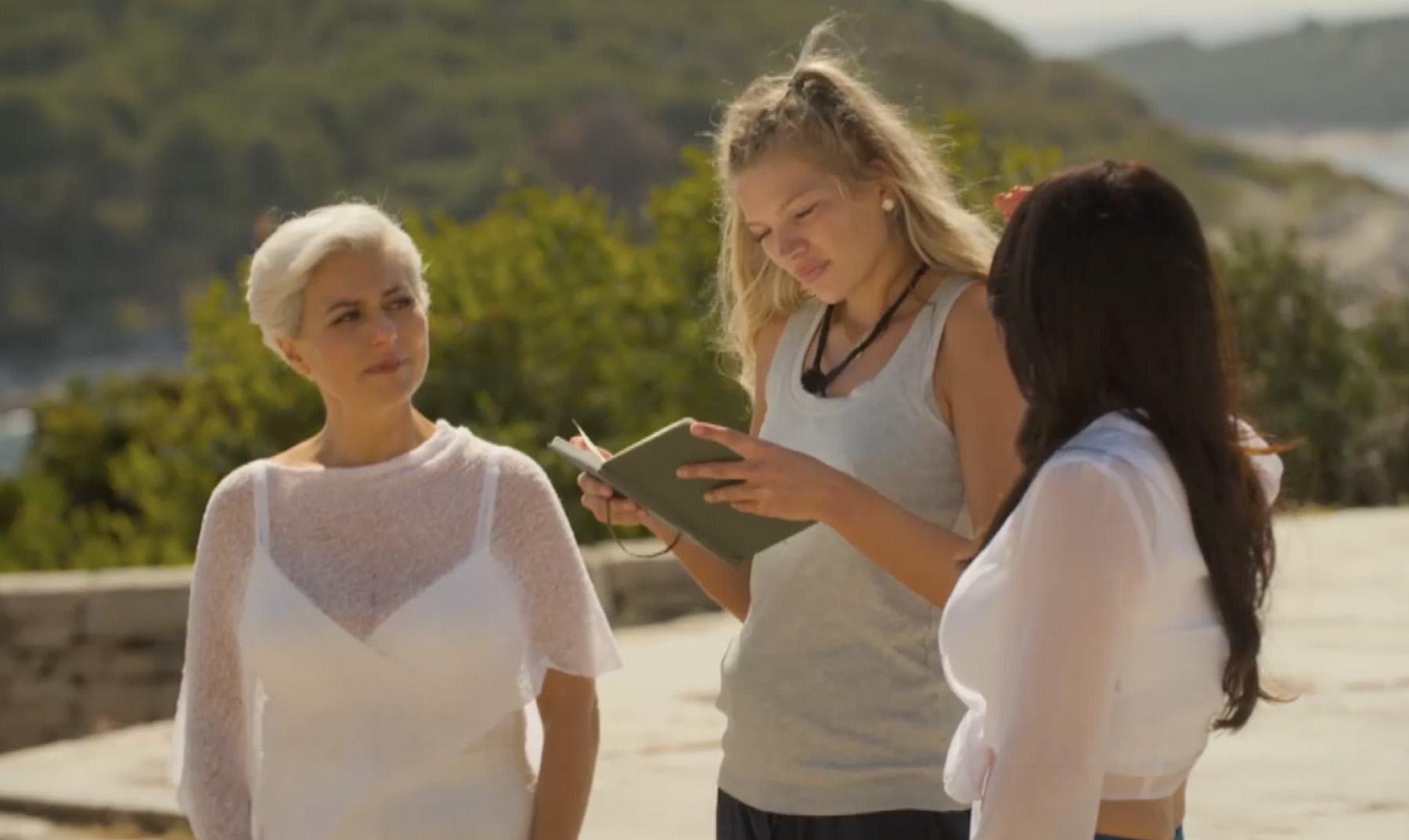 Danielle Harel and Celeste Hirschman teach Virgin Island participant Emma about core desires
