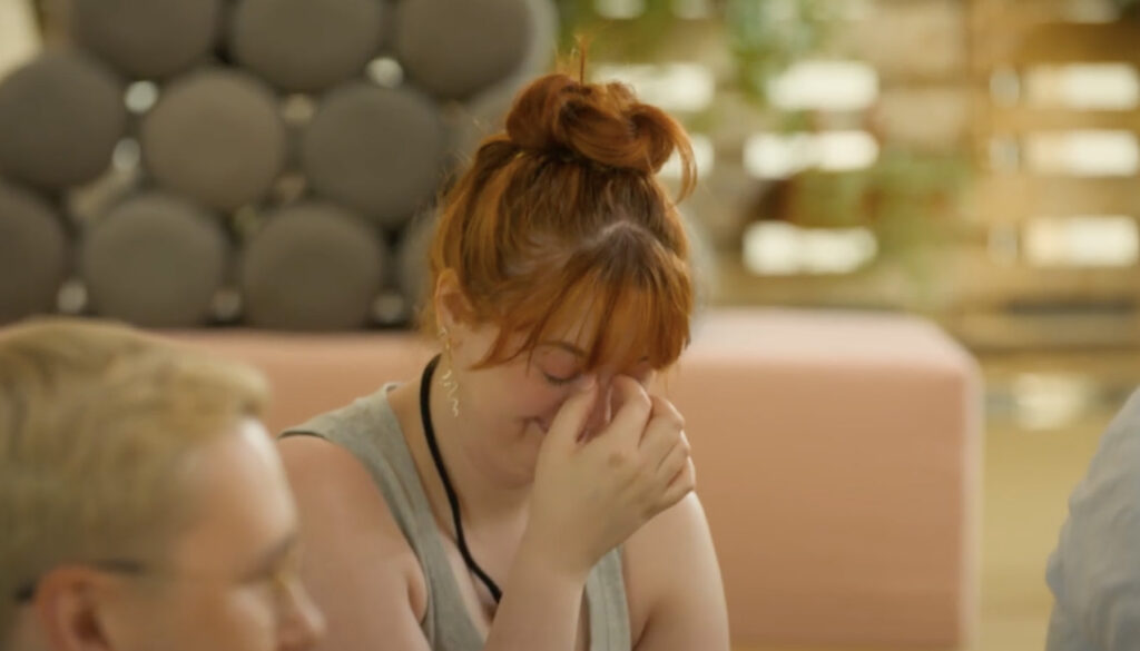 'Virgin Island' participant Taylor cringing at watching other people in intimacy