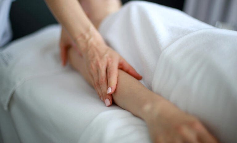 Surrogate partner touching client