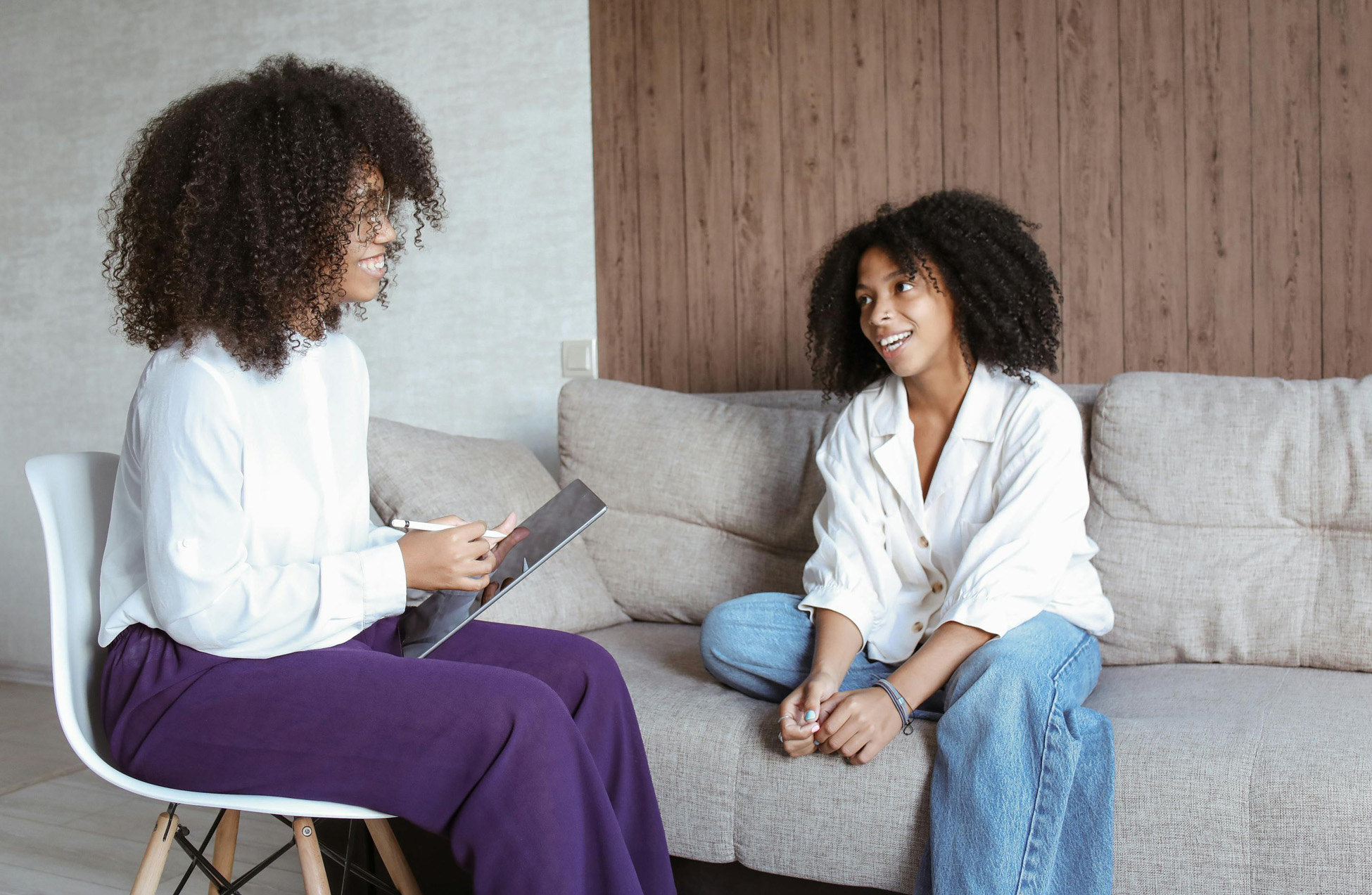 Virginity Coach with client