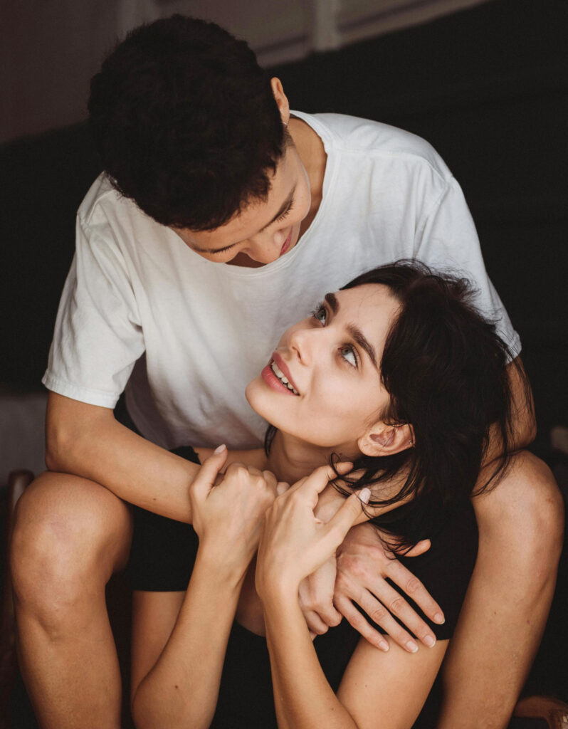 Young female couple talking about core desires and ground rules