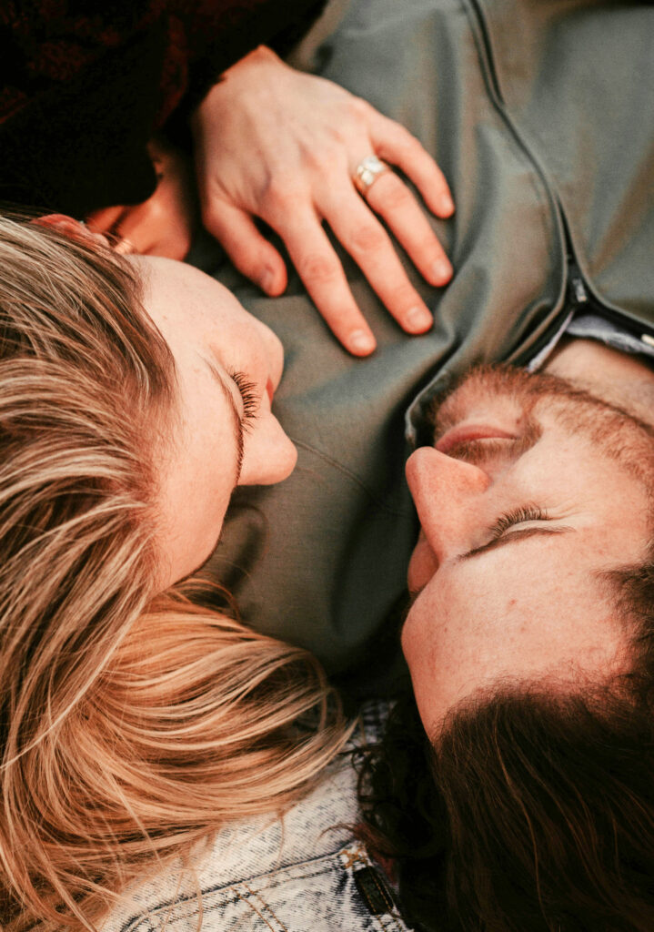 Romantic couple, asking for consent from each other